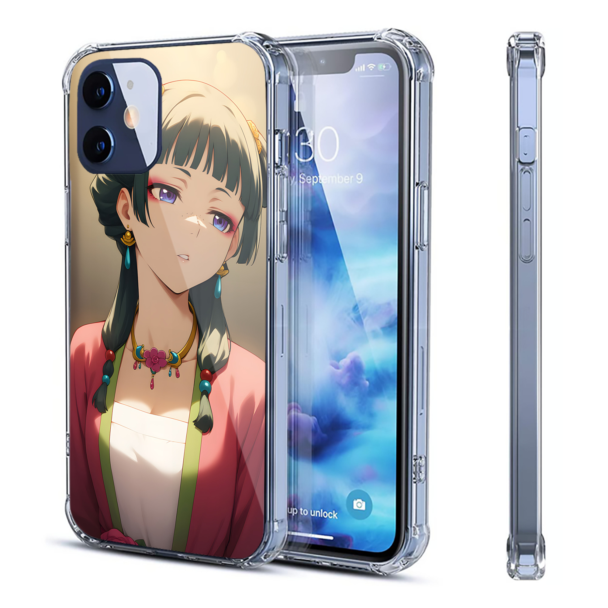 （画像用） 薬屋のひとりごと The Apothecary Diaries 【iPhone 12シリーズ対応】透明スマホケース（クリアソフトケース）